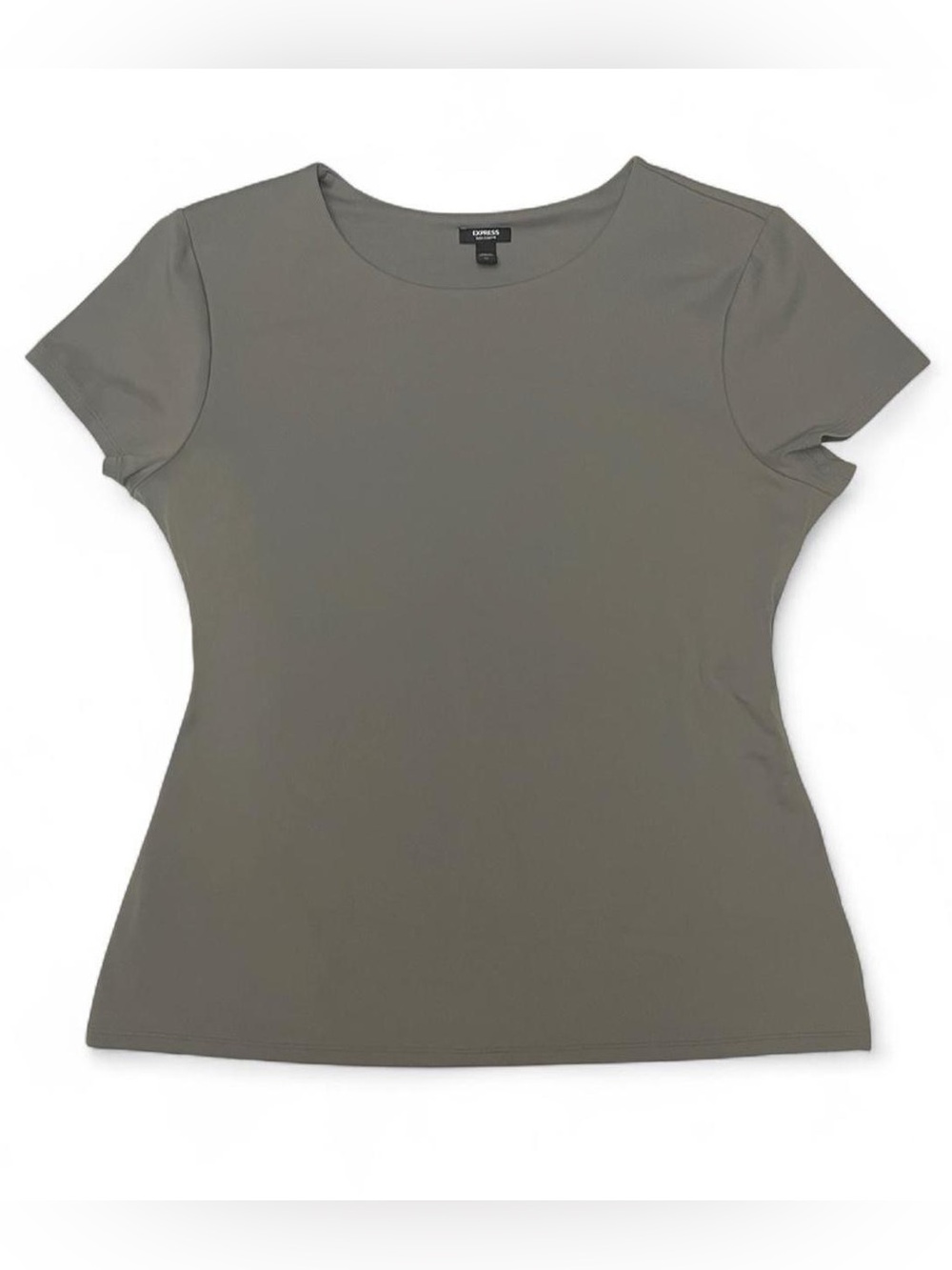 Express Body Contour Gray Fitted Crew Neck Tee XL Grunge Normcore Streetwear